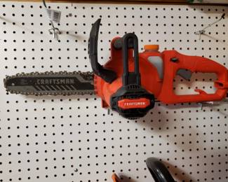 Craftsman Electric Pole chainsaw - Pole not shown but is available.