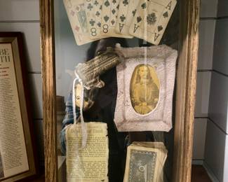 Indian Territory hand crafted, Wild Bill Hickok’s “Deadman’s Hand” framed shadow box art piece. #437 of 450. 