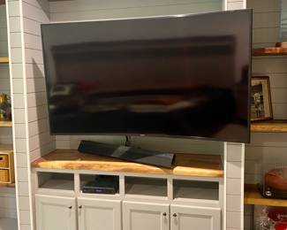 Samsung TX model: UN65JU670DFX2A 
64”. 
Panasonic Soundbar SC-HTB70