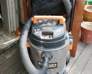 Ridgid 16 gallon stainless steel shop vac