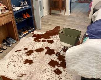 Cowhide rug
