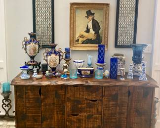 Acacia wood sideboard dresser 
71” in length, 36” height, 20” deep