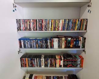 Large collection of DVD/BluRay, and VHS