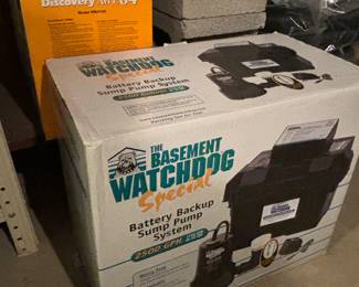 Basement watchdog backup sump pump