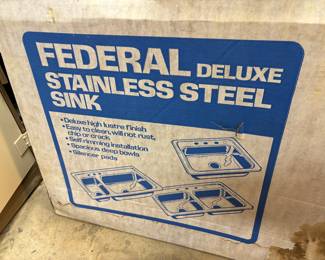 New in box stainless steel sink 