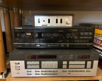 Tape deck and receiver 