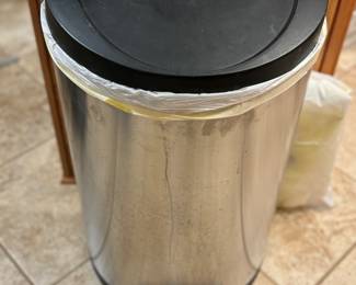 Stainless waste basket