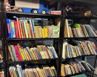 More shelves of books