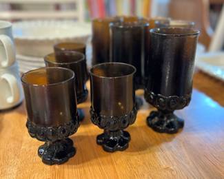 Mid century Franciscan goblets