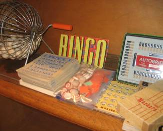 Vintage bingo set (complete set)