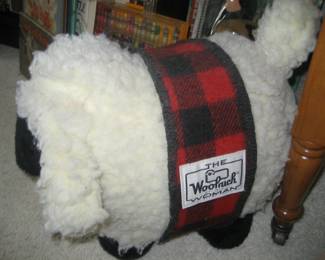 Stuffed Woolrich sheep