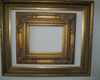 Ornate gold frames