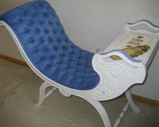 Tufted Victorian furniture