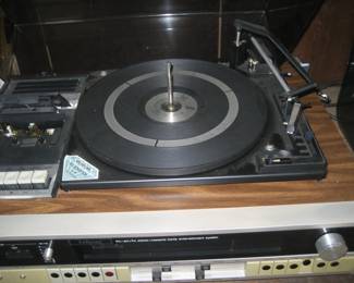 Lafayette FM-AM stereo, cassette tape home entertainment center