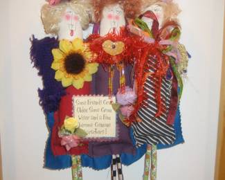 Sylvestri wall art ("Some friends grow older, some grow wise, and some become genuine characters")