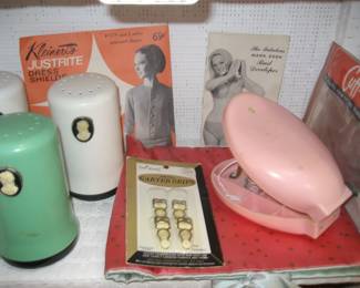 Vintage cameo cleanser covers and women's personal items