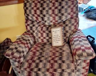Large, comfy recliner