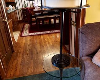 Awesome Art Deco table lamps.