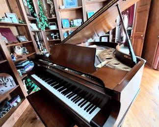 This beautiful Knabe Grand Piano hails from the San Francisco Metropolitan Opera. It is equipped with a custom player piano unit to enjoy lots of effortless music. It can also be played as it's name states, a Grand Piano.