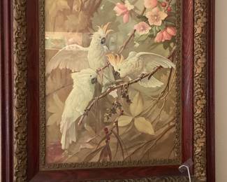 vintage framed art