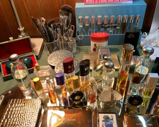 perfume, make up, make-up, brushes