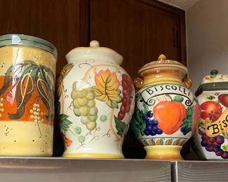Biscotti jars, etc
