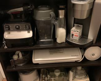 Vitamix blender, Keurig, food saver, food processor, yogurt maker