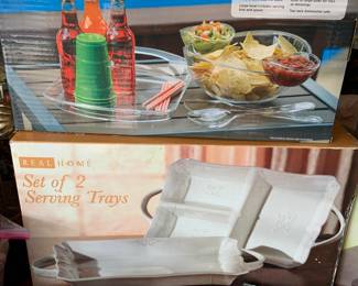 serving dishes-new in box
