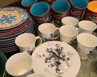 Gracie Bone China "Pasadena Blackbirds"