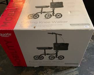new in box: knee walker