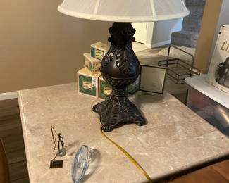 Marble end tables that match set