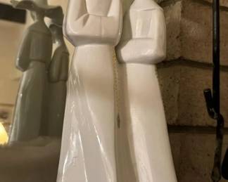 Porcelain Figurines Collectibles Nuns (Lladro Like )