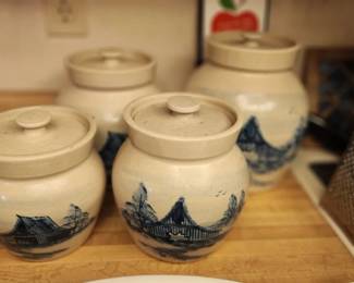 Paul Storie Pottery Canister Set