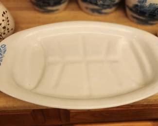  Corning Ware Cornflower Blue Oval Meat Platter