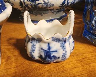 Basket Jewelry Box Delft Blue