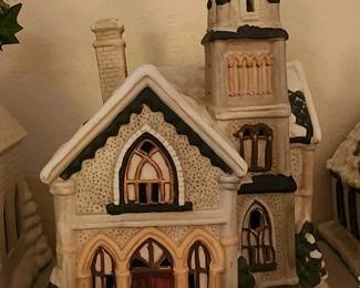 Vintage Mervyn's Village Square Church Building 