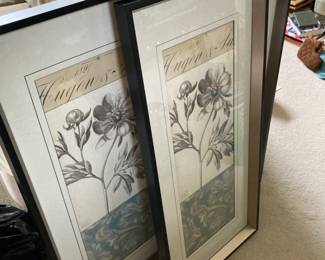3 Beautiful framed prints