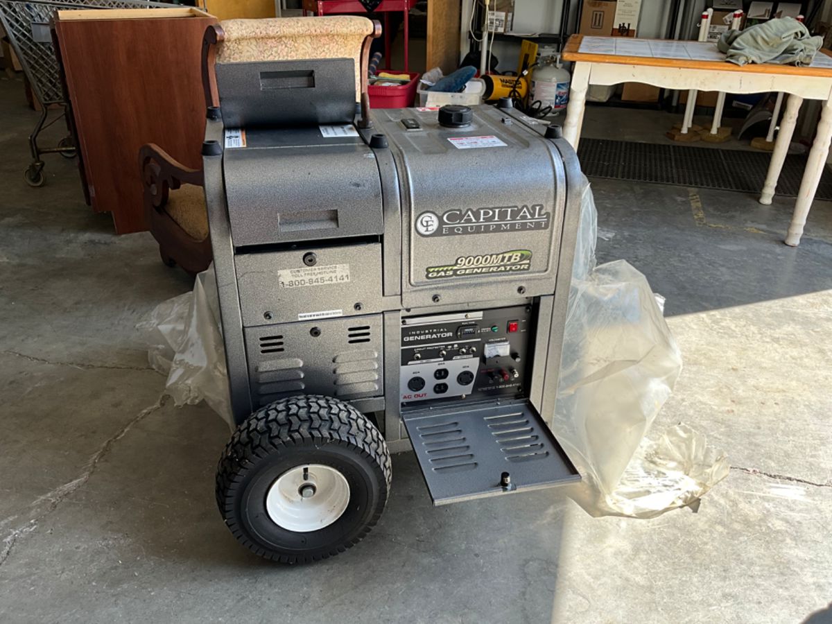 Capital Equipment 9000 MTB Gas Generator
