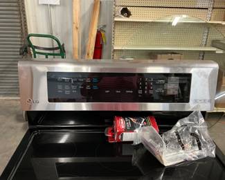 LG Electric Double Oven Stove