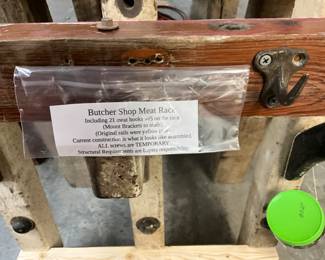 Butcher Shop Meat Rack