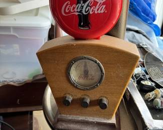 Wooden Coca-Cola Clock