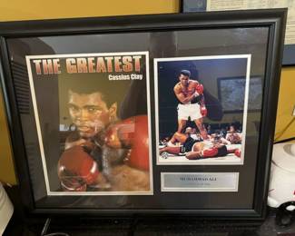 Autographed Mohammed Ali Photo with COA