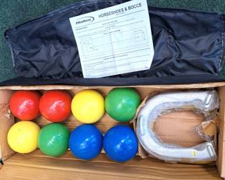 BOCCE HORSESHOES
