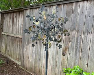 Beautiful wrought iron, decorative garden artwork
