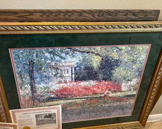 Beautiful, signed artwork with affidavit of limited edition