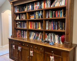 Gorgeous solid wood wall unit