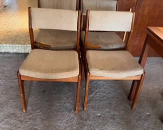 Mid century dining chairs