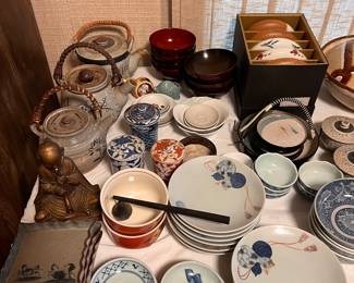 Vintage Japanese rice bowls
