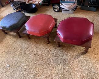 Mid century foot stools