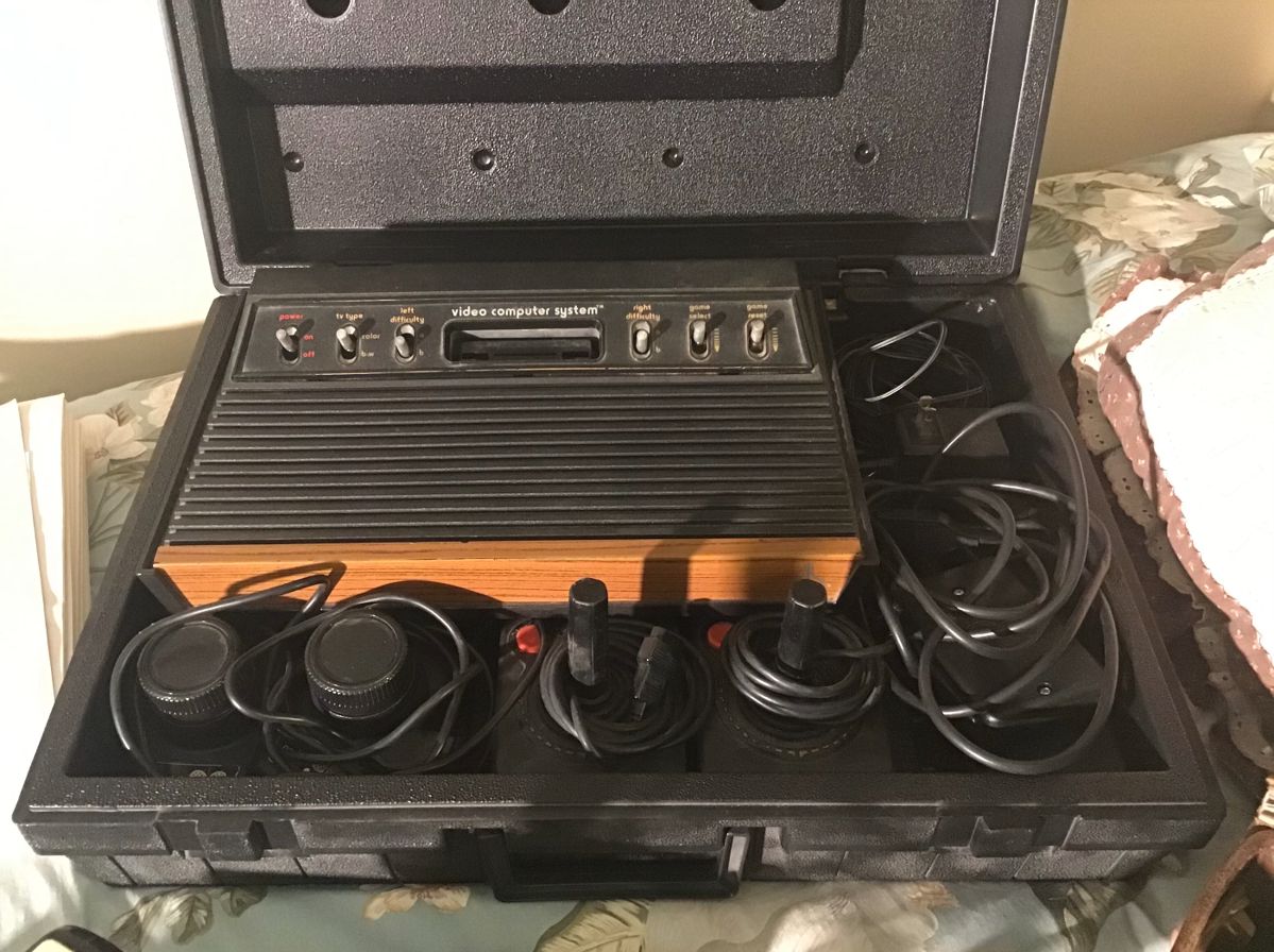 Atari Super Sixer Vintage Video Game Console